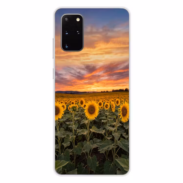 Telefoonhoesje - Zonnebloemen - Heuvellandschap - Geel — 4