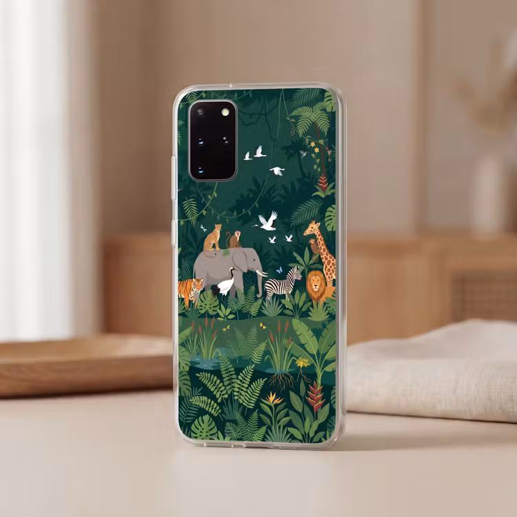 Telefoonhoesje - Tropisch - Jungle -  Groen — 3