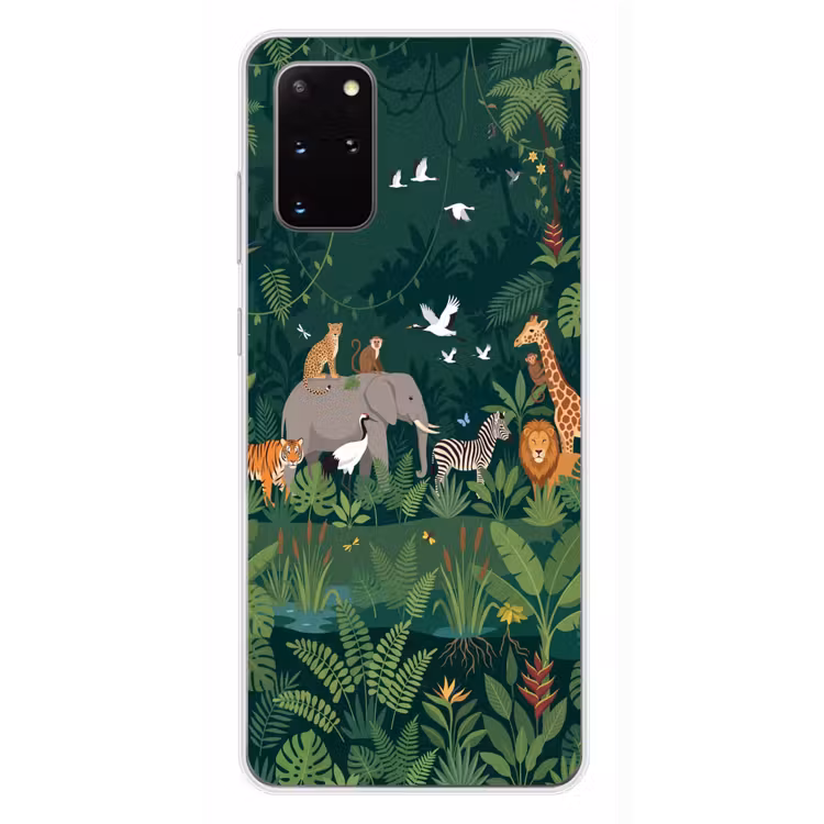 Telefoonhoesje - Tropisch - Jungle -  Groen — 4