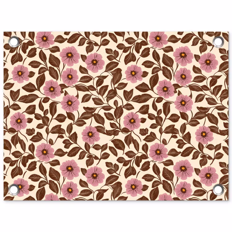 Tuinposter - Bloemen - Bladeren - Kleurrijk — 1