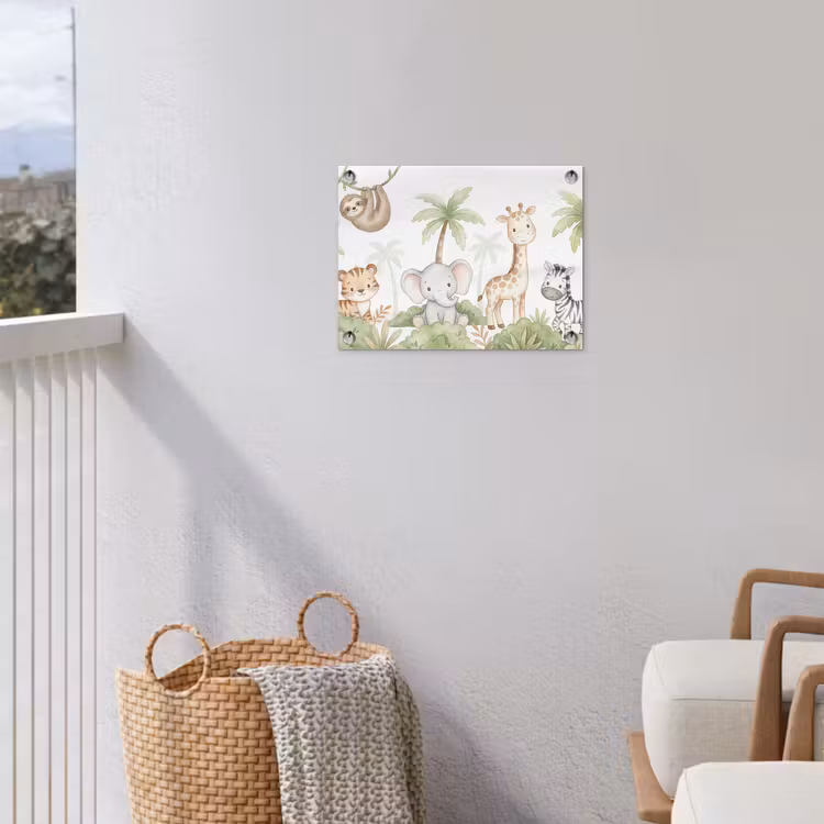 Tuinposter - Dieren - Jungle - Pastel — 3