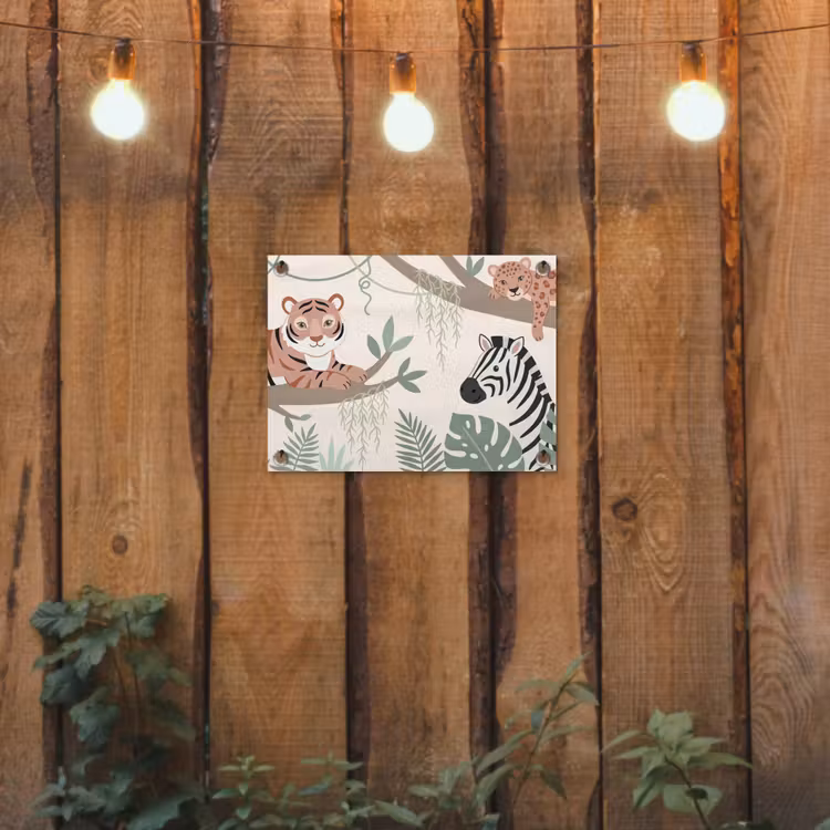 Tuinposter - Jungle - Rustiek - Pastel — 2