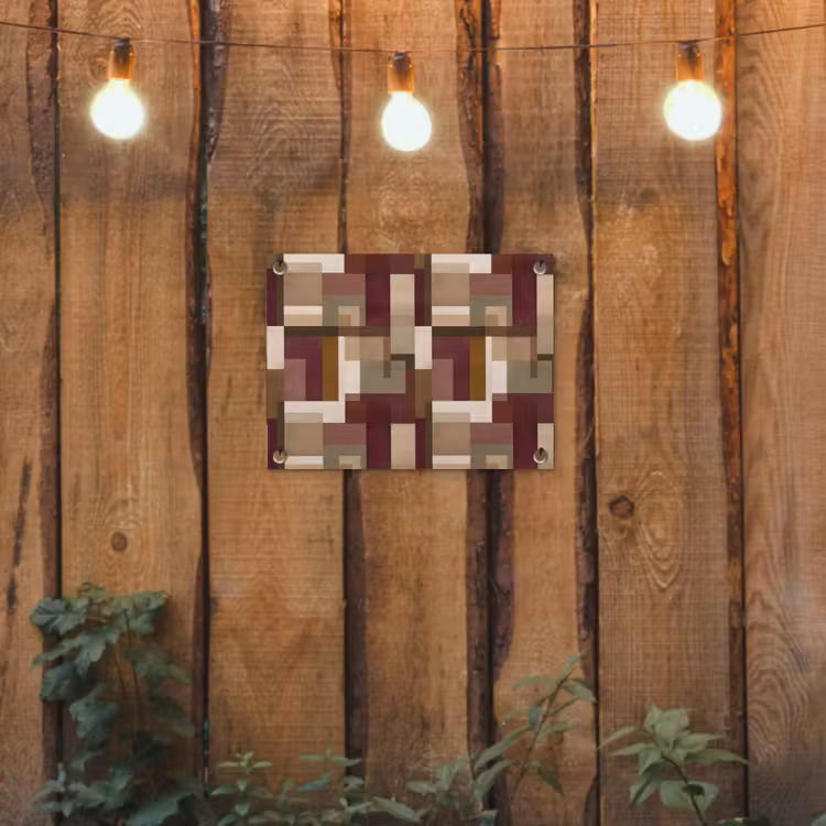 Tuinposter - Modern - Geometrie - Kleurrijk — 2