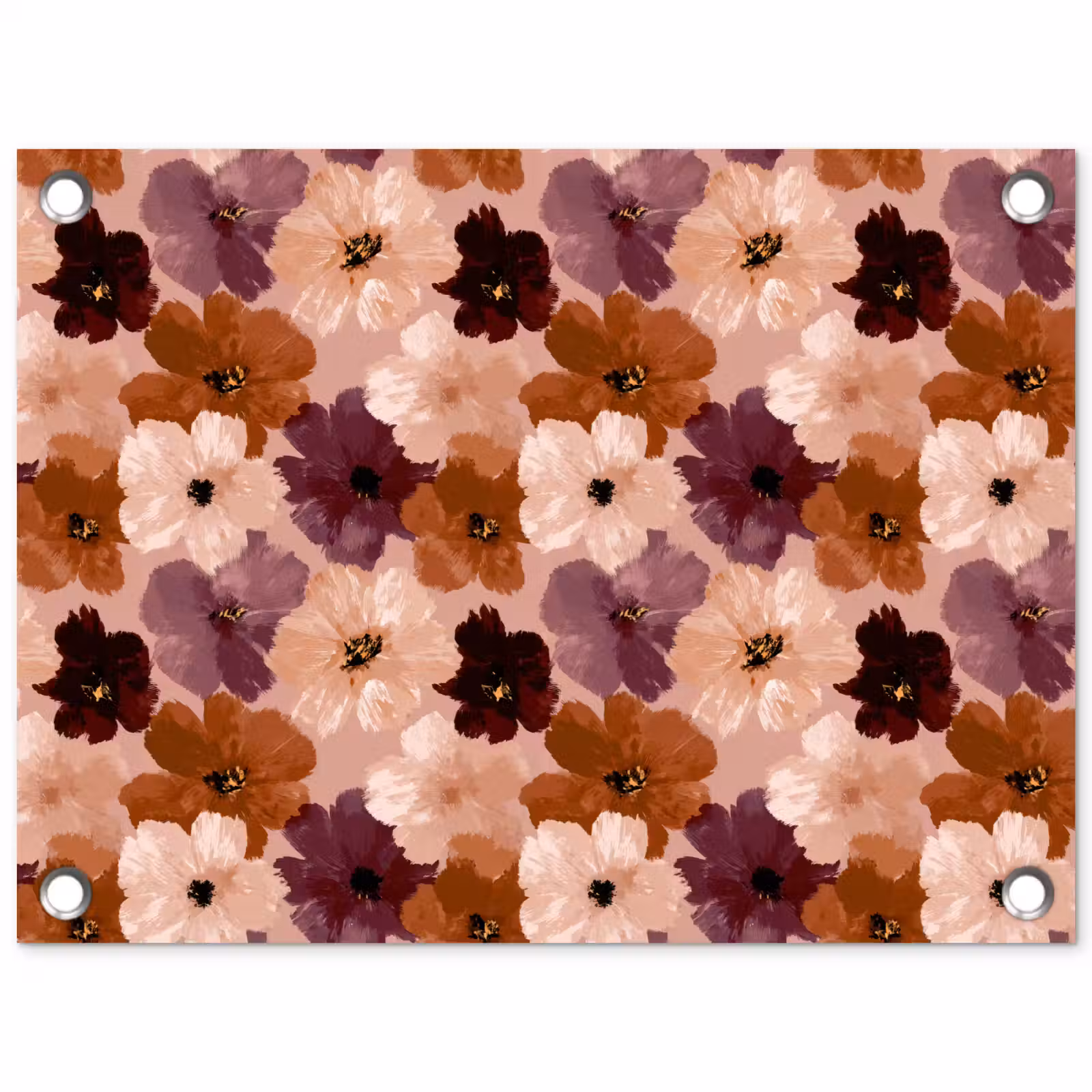 Tuinposter - Bloemen - Abstract - Aardetinten — 1