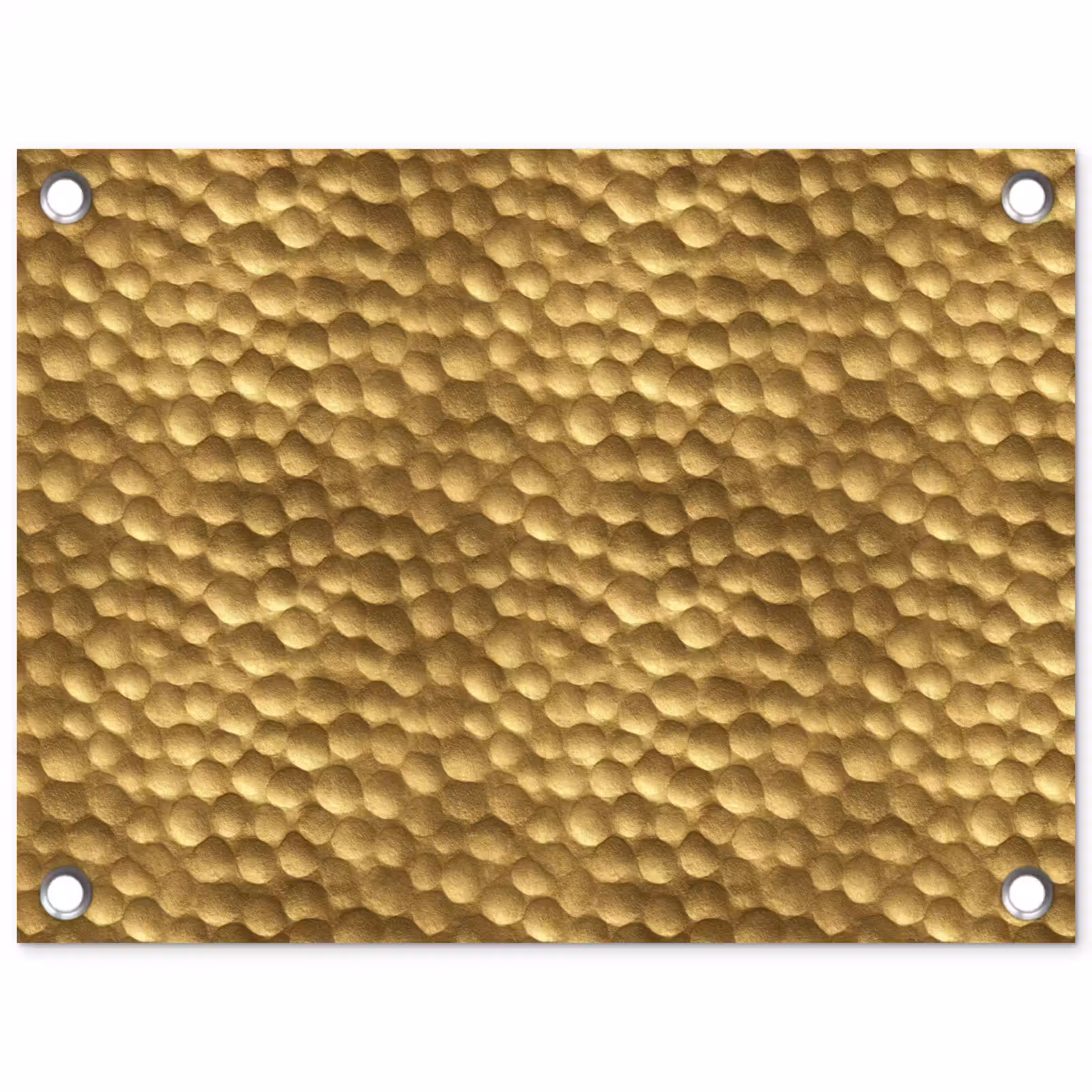 Tuinposter - Metaal - Dynamisch - Goud — 1