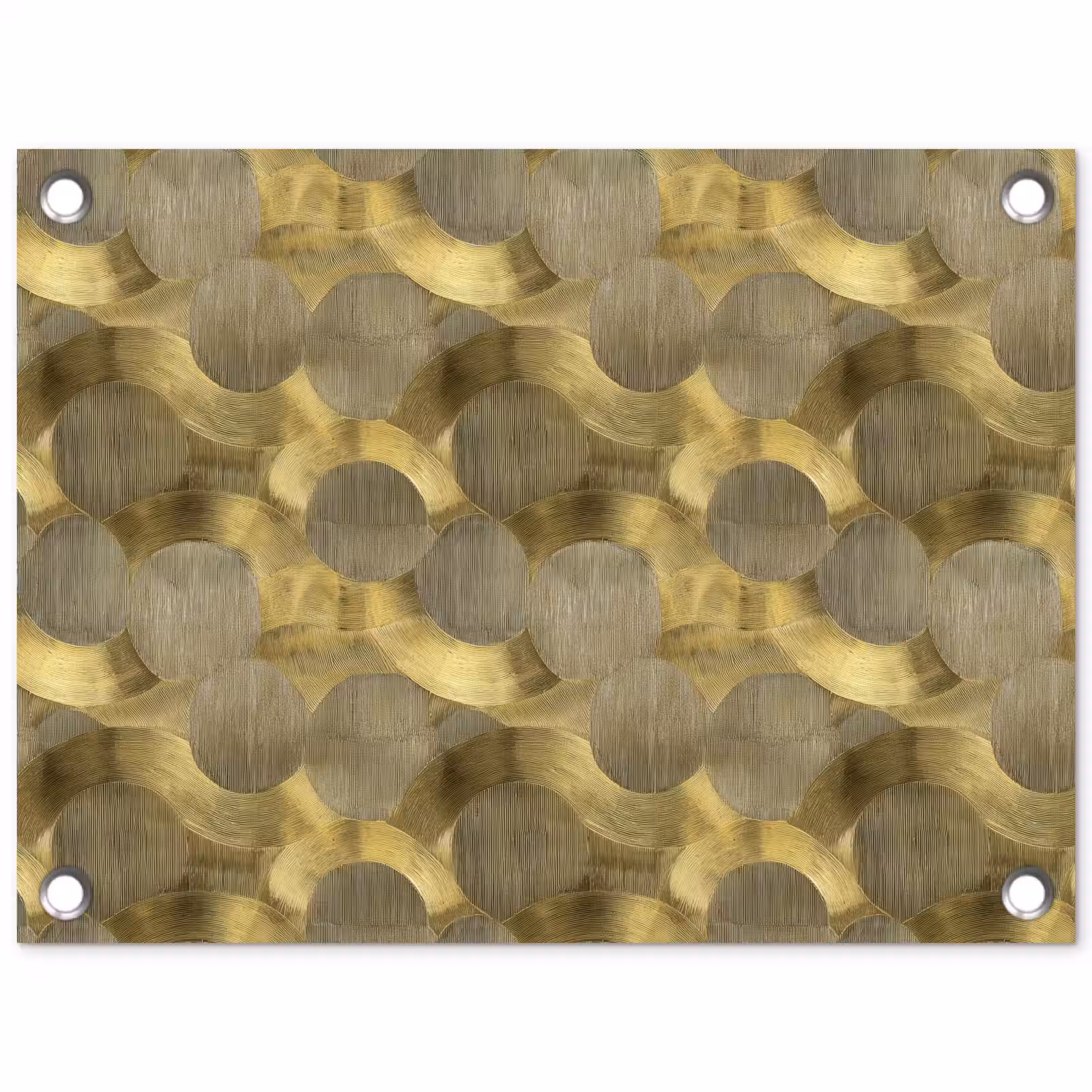 Tuinposter - Modern - Geometrisch - Goud — 1