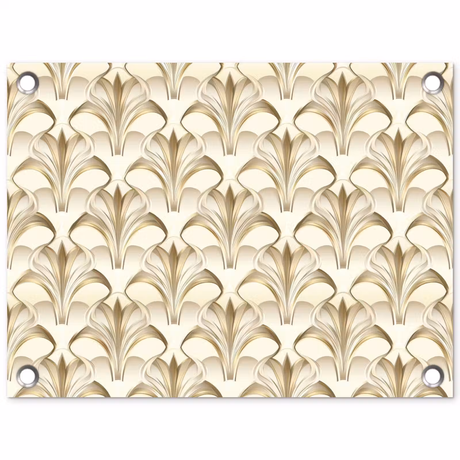 Tuinposter - Ornament - Barok - Goud — 1
