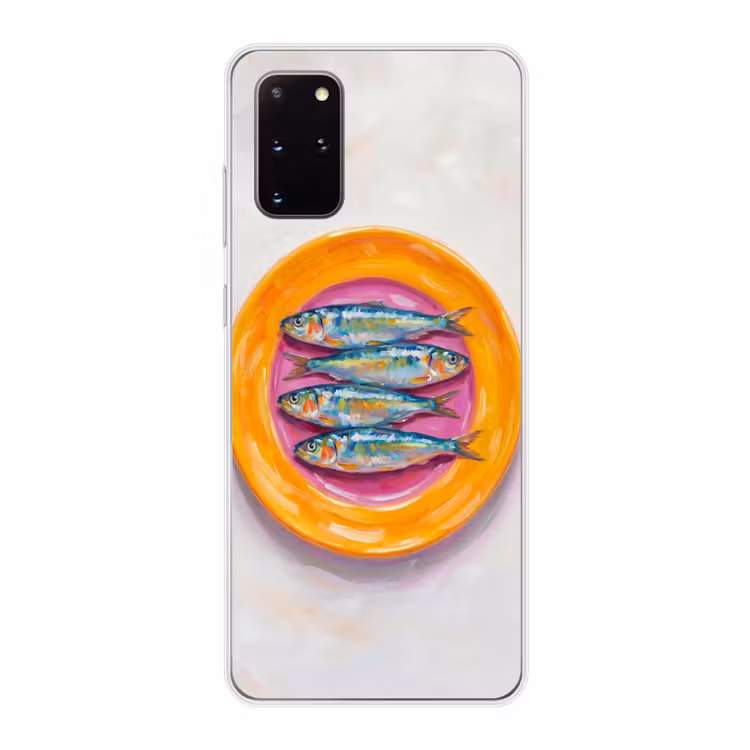 Telefoonhoesje - Vis - Vier - Eten - Modern - Kleurrijk — 1