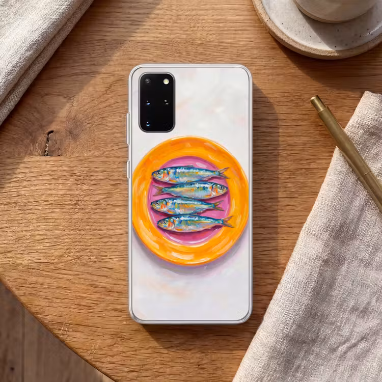 Telefoonhoesje - Vis - Vier - Eten - Modern - Kleurrijk — 2