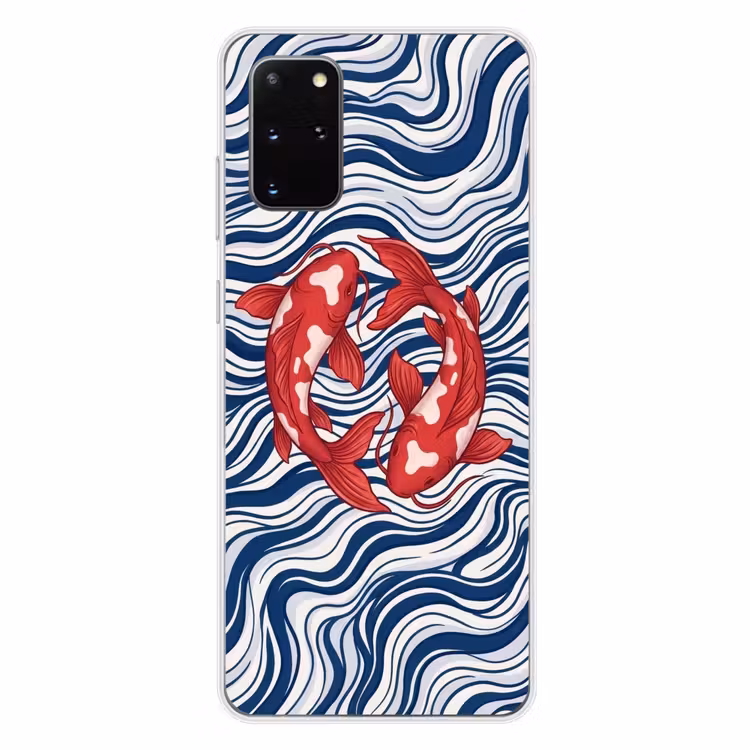 Telefoonhoesje - Vis - Water - Natuur - Illustratie - Rood — 4