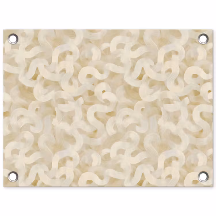 Tuinposter - Abstract - Lijnen - Beige — 1