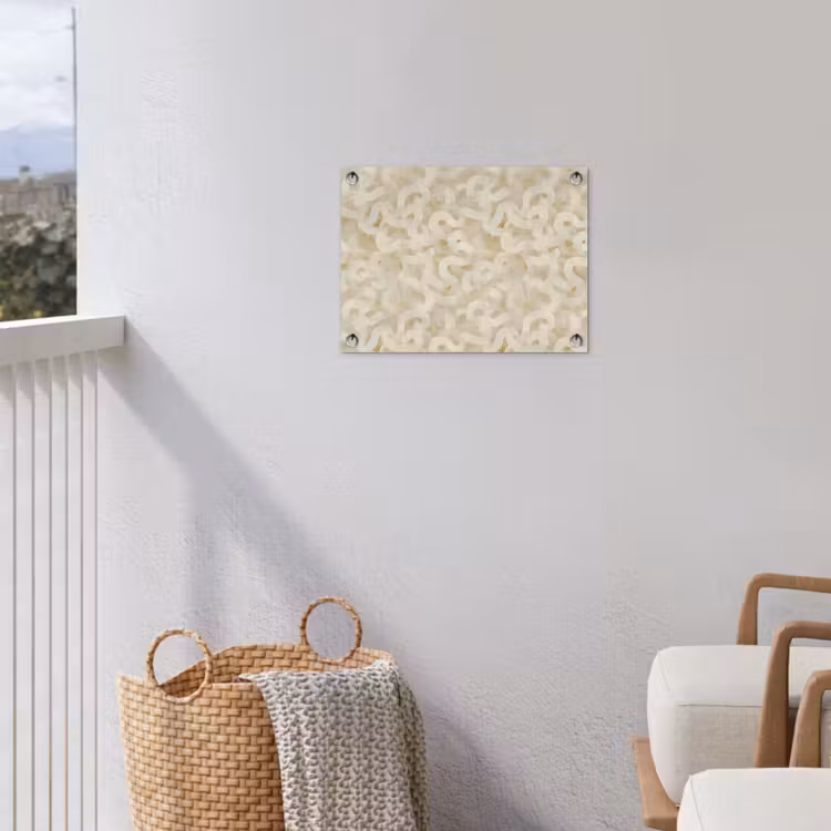 Tuinposter - Abstract - Lijnen - Beige — 3