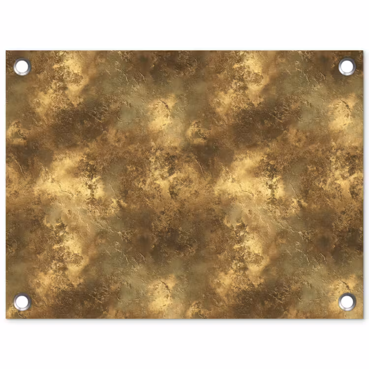 Tuinposter - Antiek - Metaallook - Goud — 1