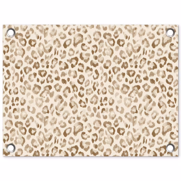 Tuinposter - Luipaard - Klassiek - Beige — 1