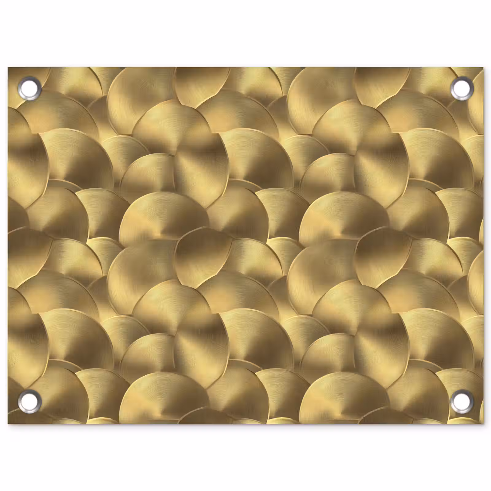 Tuinposter - Modern - Cirkel - Goud — 1