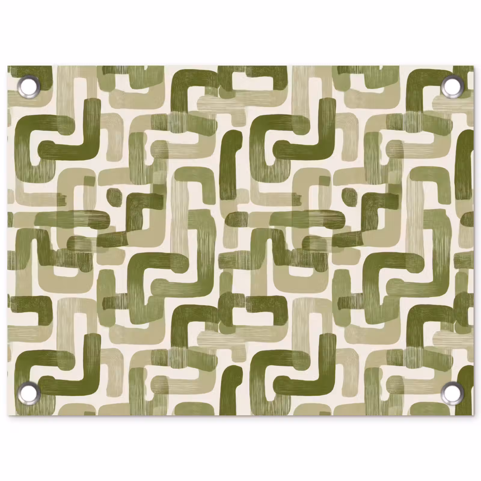 Tuinposter - Modern - Grafisch - Groen — 1