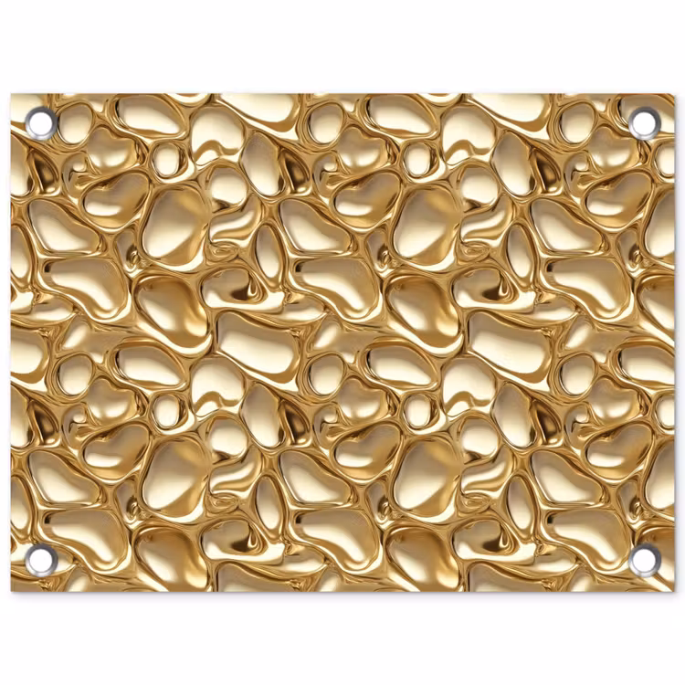 Tuinposter - Abstract - Modern - Goud — 1