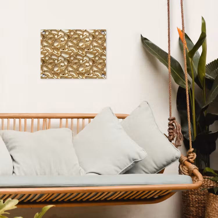 Tuinposter - Abstract - Modern - Goud — 5