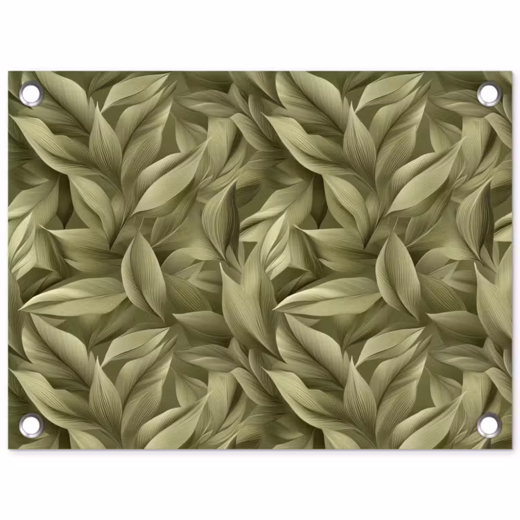 Tuinposter - Bladeren - Modern - Groen — 1