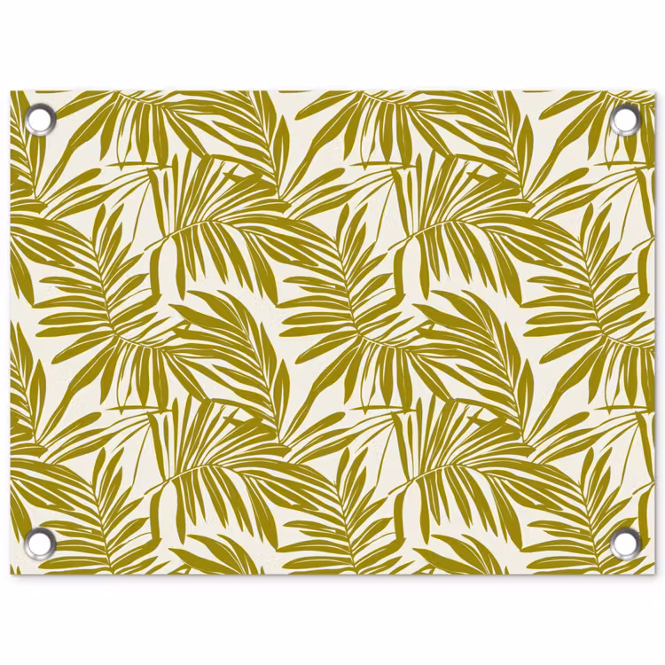 Tuinposter - Palmblad - Patroon - Groen — 1