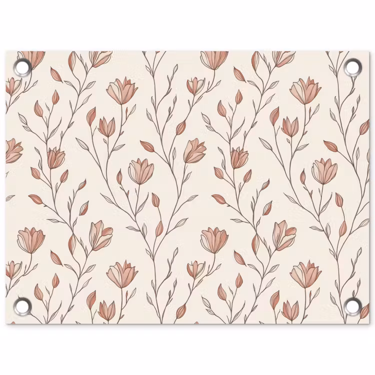 Tuinposter - Patroon - Klassiek - Roze — 1