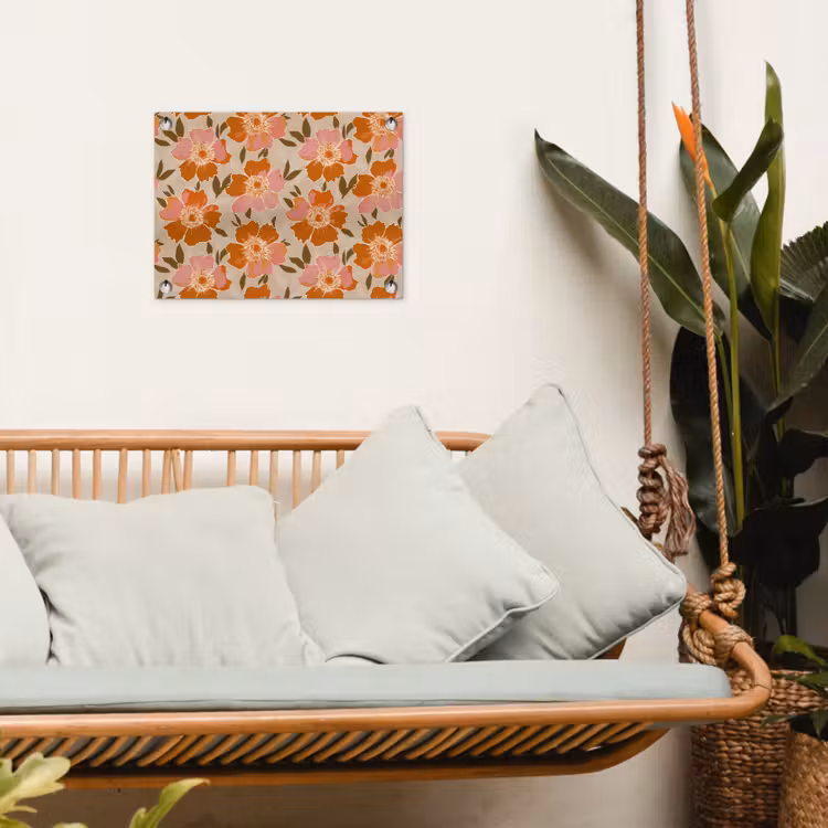 Tuinposter - Bloemen - Motief - Retro — 5
