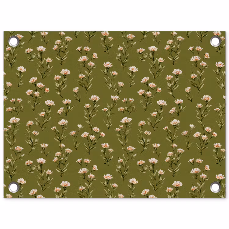 Tuinposter - Landelijk - Bloemen - Groen — 1