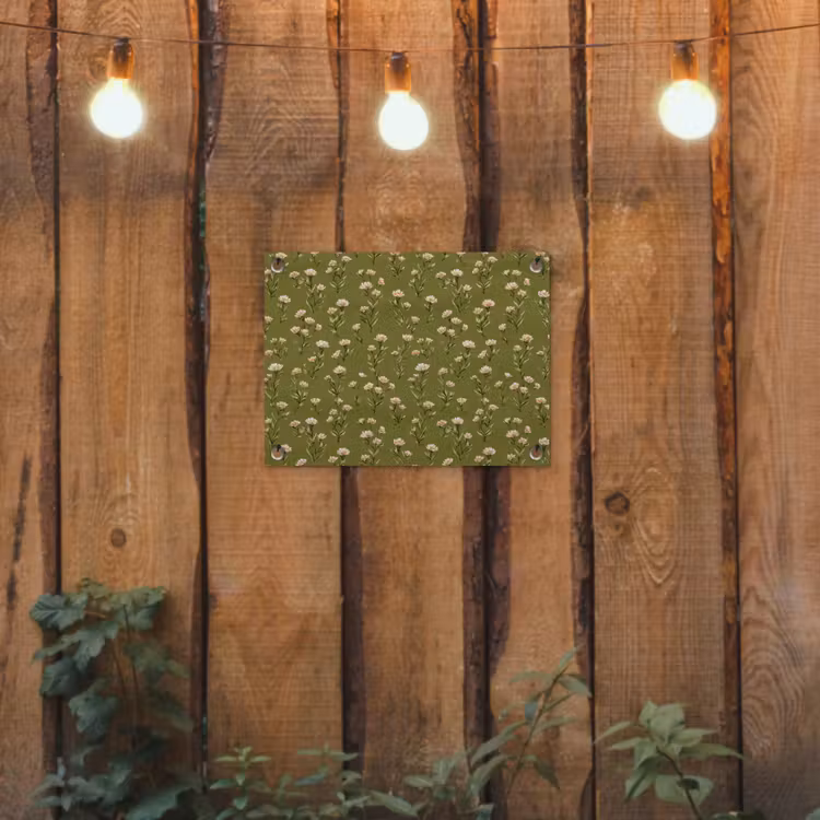 Tuinposter - Landelijk - Bloemen - Groen — 2