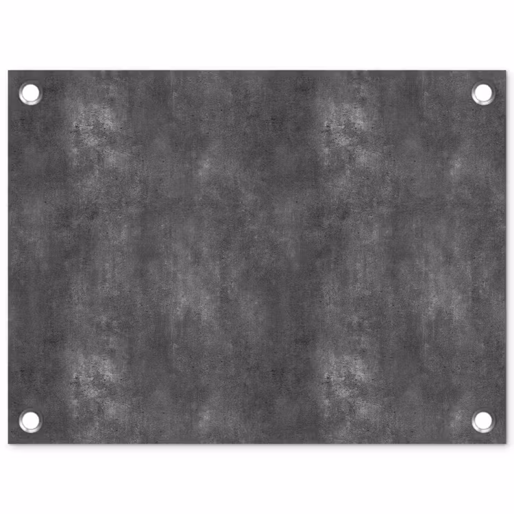 Tuinposter - Donkergrijs - Ruw - Beton — 1