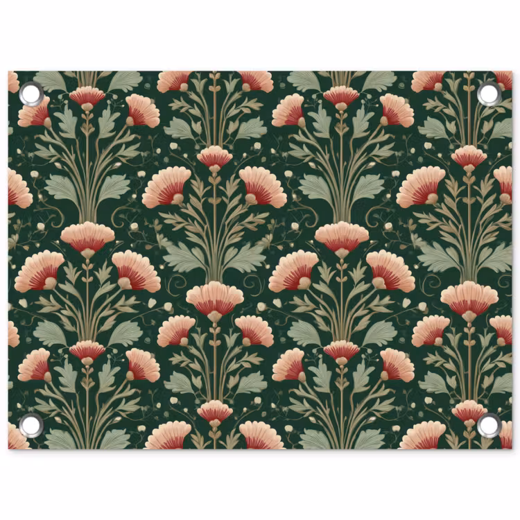 Tuinposter - Patroon - Botanisch - Kleurrijk — 1