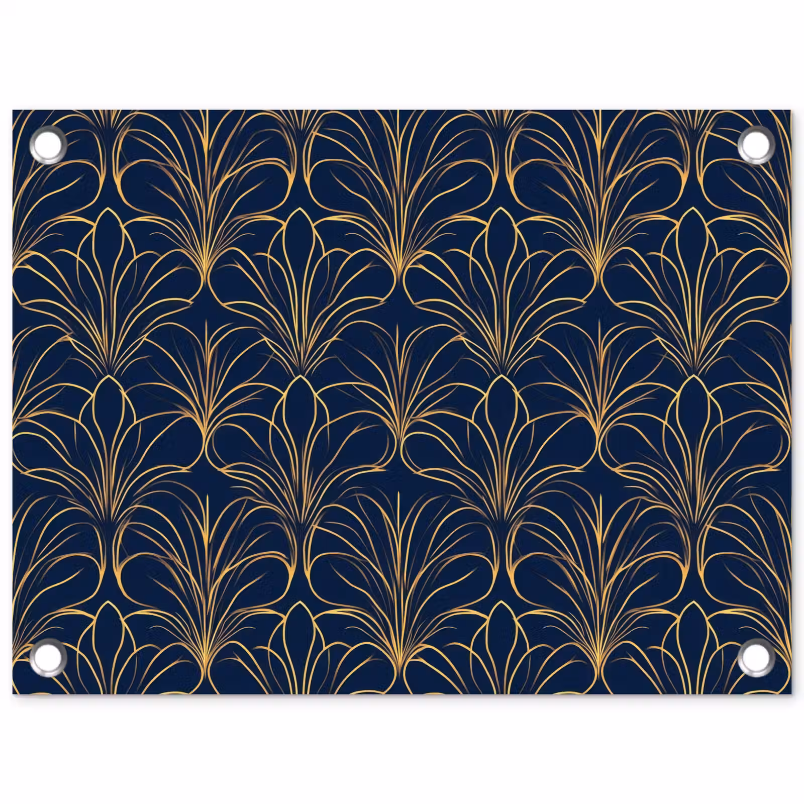 Tuinposter - Deco - Waaier - Blauw — 1