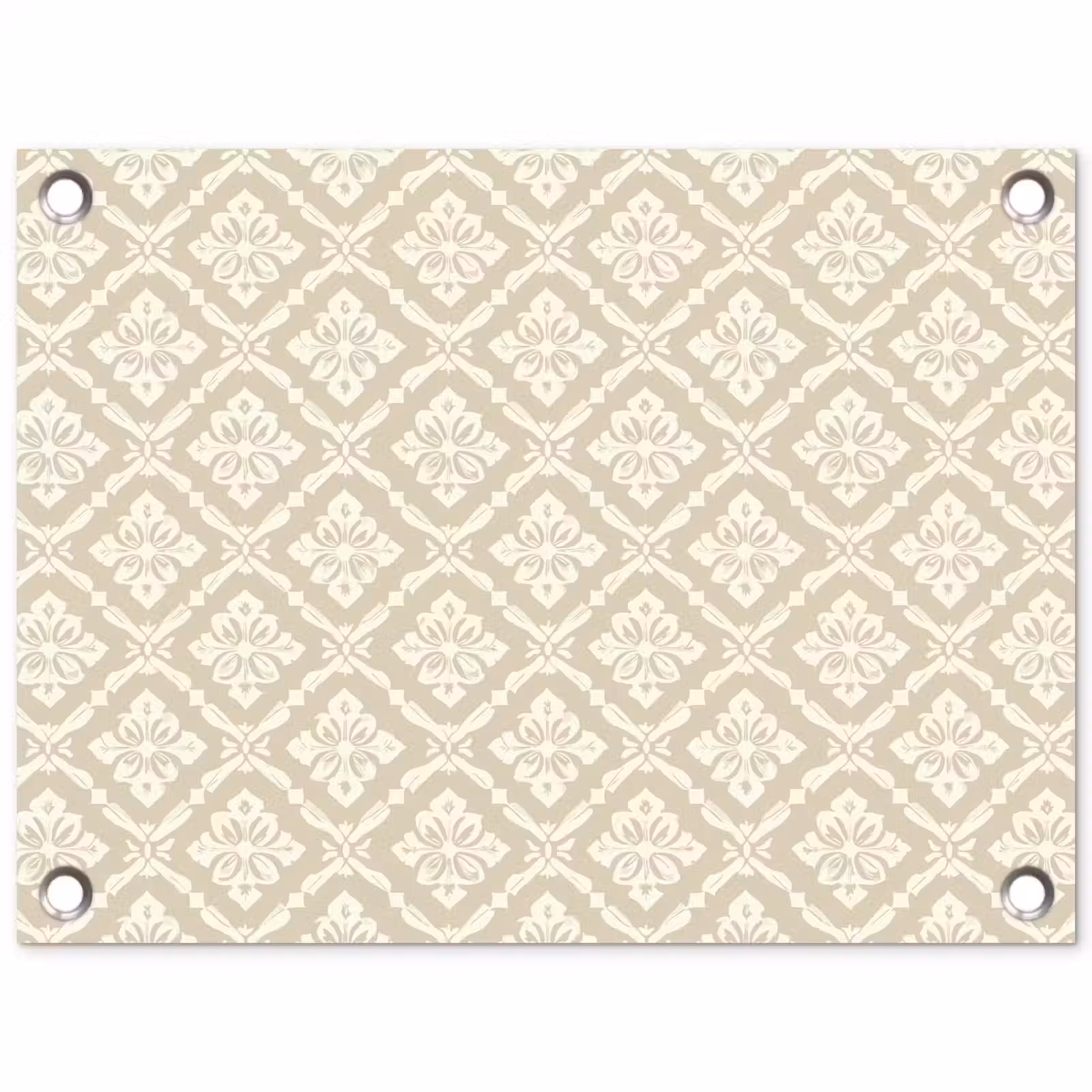 Tuinposter - Floraal - Ornament - Beige — 1