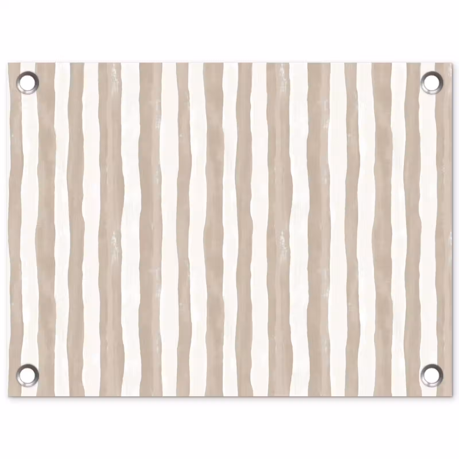 Tuinposter - Minimalistisch - Strepen - Beige — 1