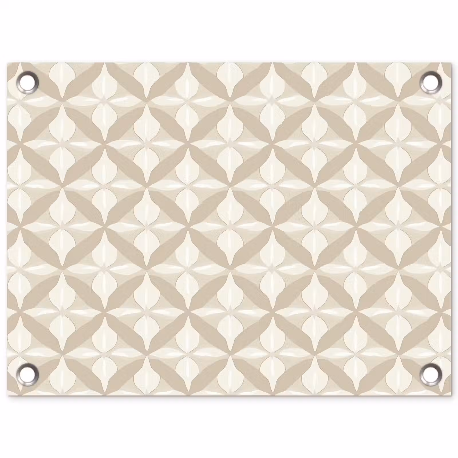 Tuinposter - Patroon - Klassiek - Beige — 1