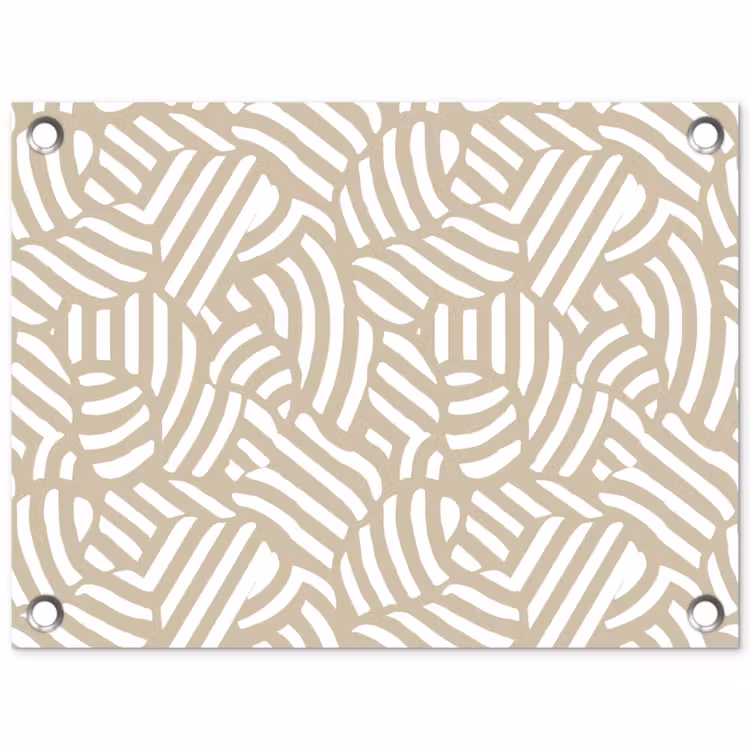 Tuinposter - Abstract - Modern - Beige — 1