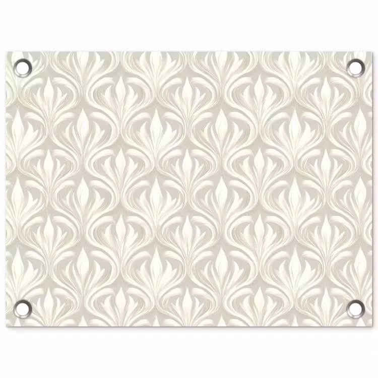 Tuinposter - Barok - Patroon - Beige — 1