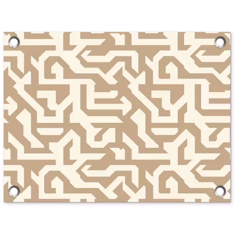 Tuinposter - Modern - Abstract - Beige — 1