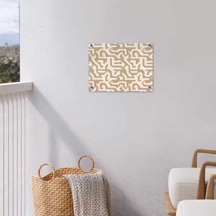 Tuinposter - Modern - Abstract - Beige — 3