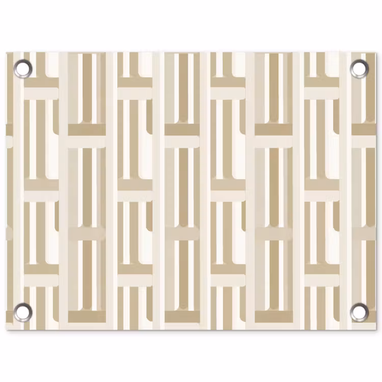 Tuinposter - Modern - Geometrisch - Beige — 1
