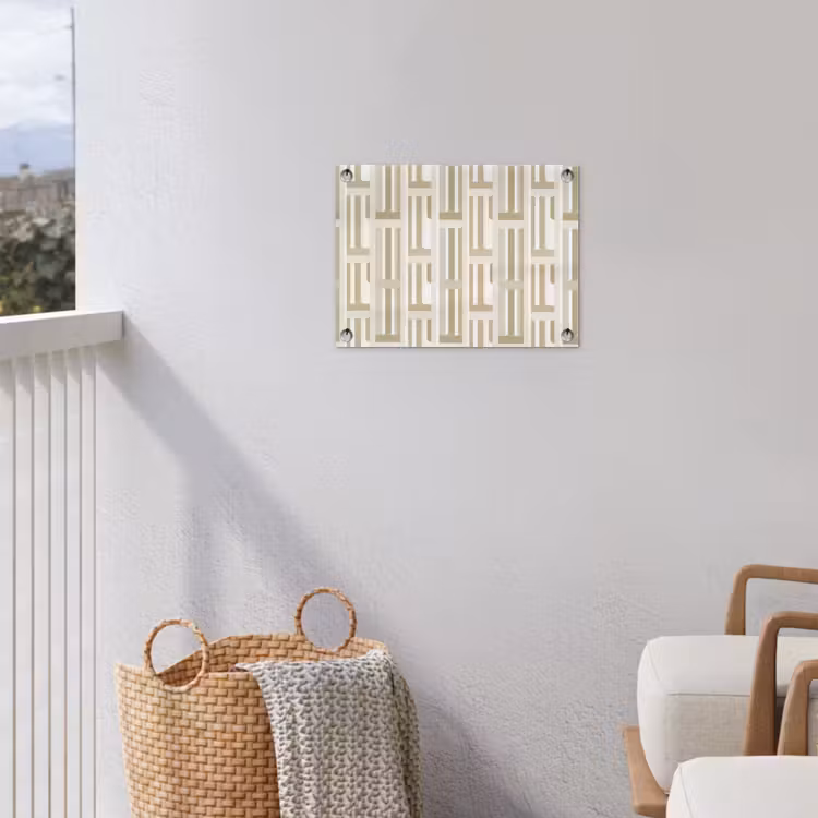 Tuinposter - Modern - Geometrisch - Beige — 3