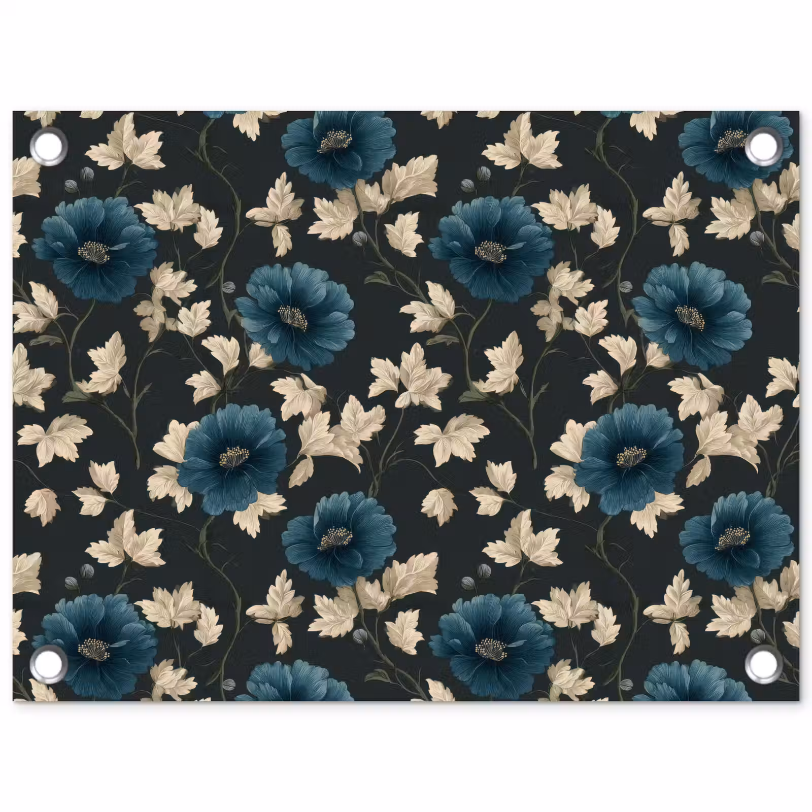 Tuinposter - Botanisch - Bloemen - Blauw — 1