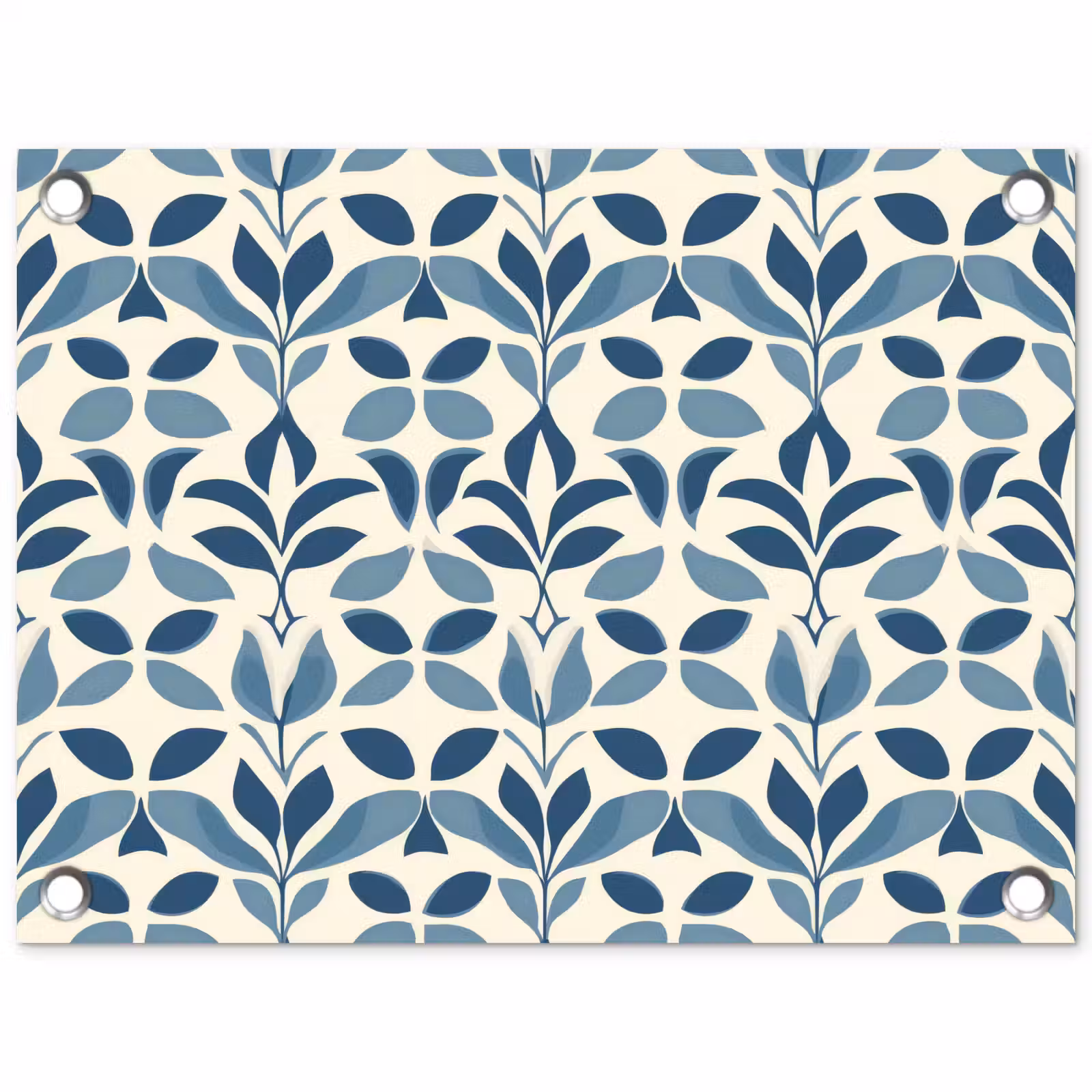 Tuinposter - Flora - Modern - Blauw — 1