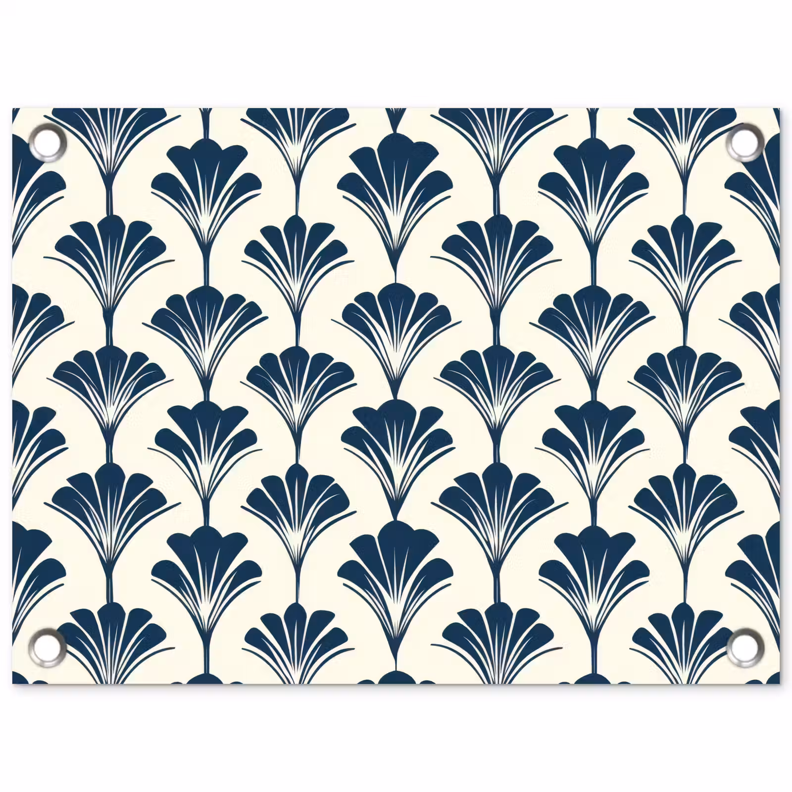 Tuinposter - Klassiek - Motief - Blauw — 1