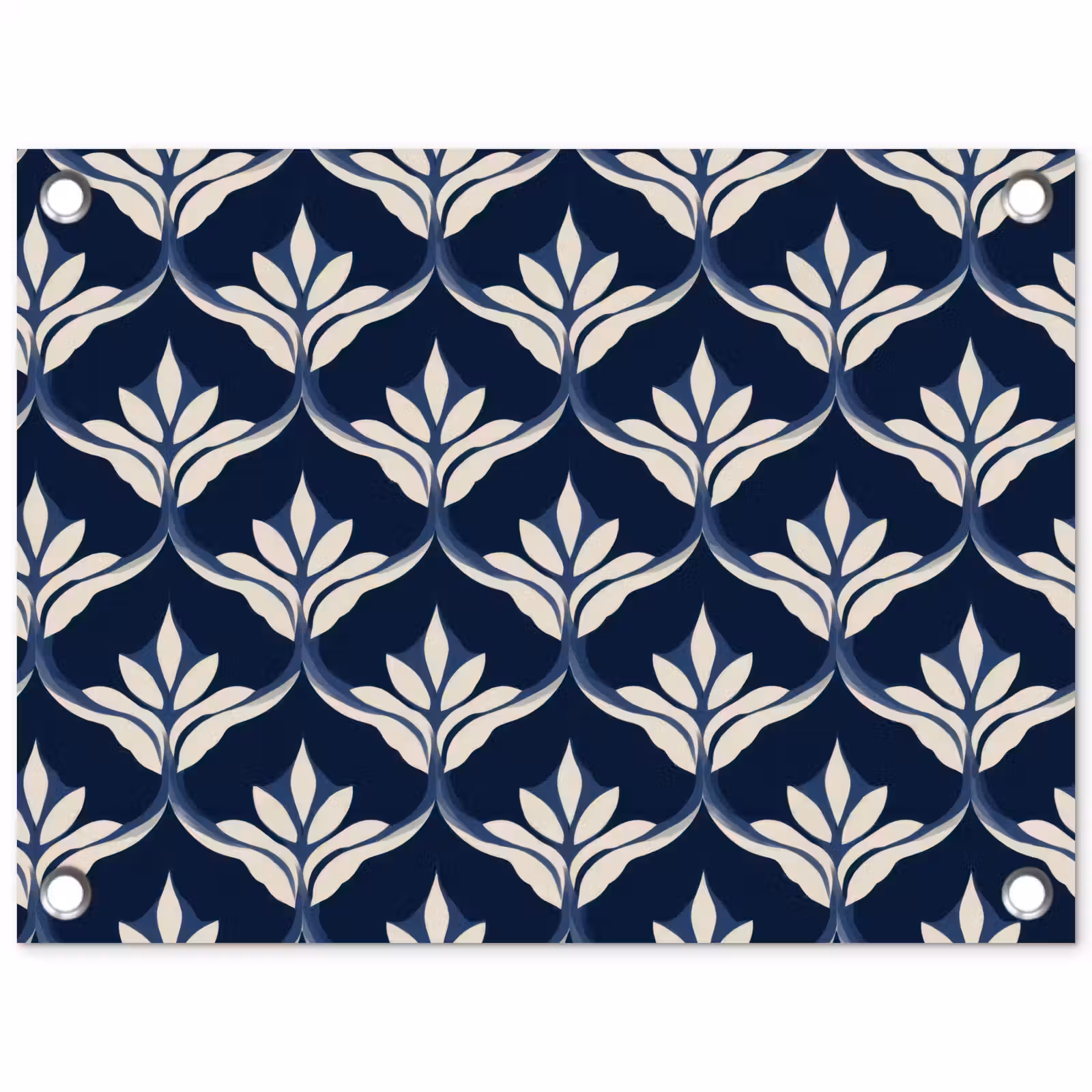 Tuinposter - Modern - Ontwerp - Blauw — 1