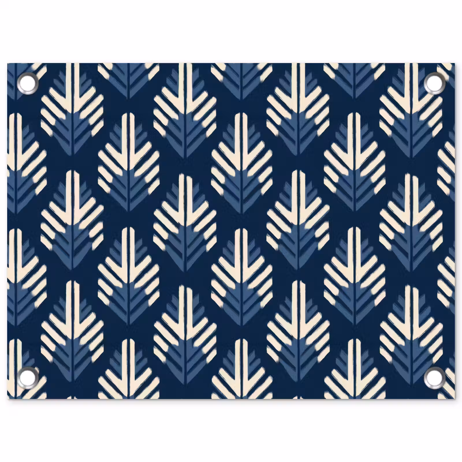 Tuinposter - Modern - Patroon - Blauw — 1