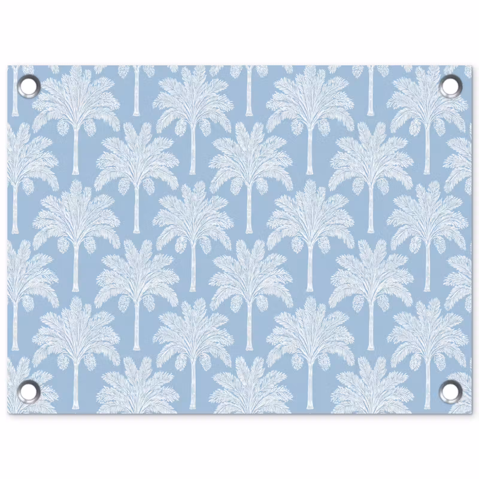 Tuinposter - Palmboom - Modern - Blauw — 1