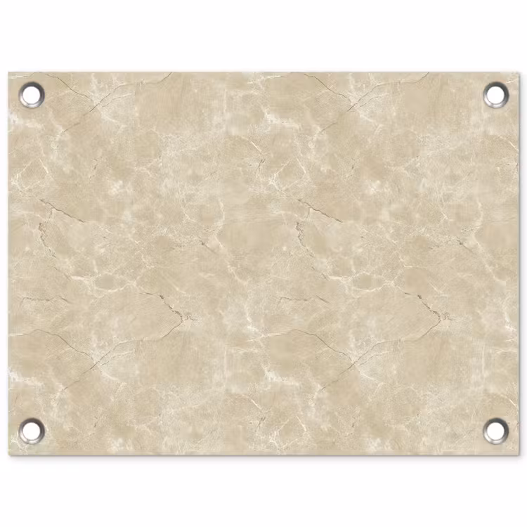 Tuinposter - Lichtbeige - Marmer - Diffusie adering — 1