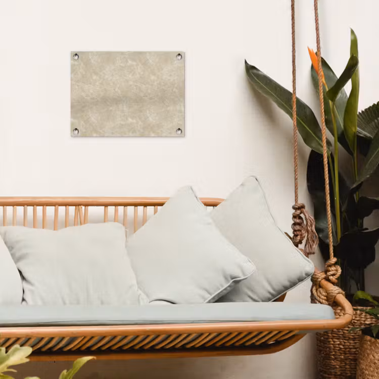Tuinposter - Lichtbeige - Marmer - Diffusie adering — 5