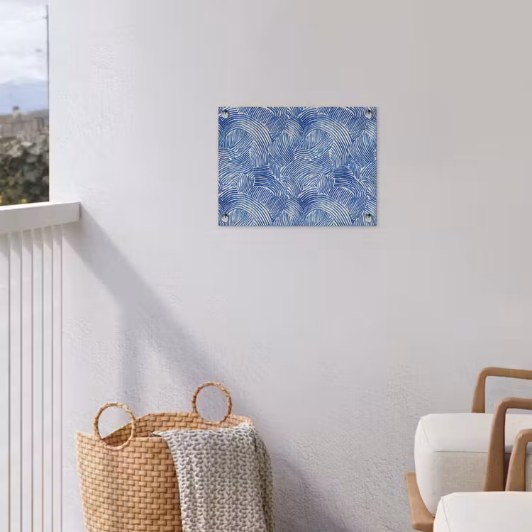 Tuinposter - Modern - Abstract - Blauw — 3