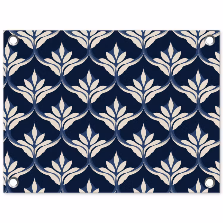 Tuinposter - Modern - Ontwerp - Blauw — 1